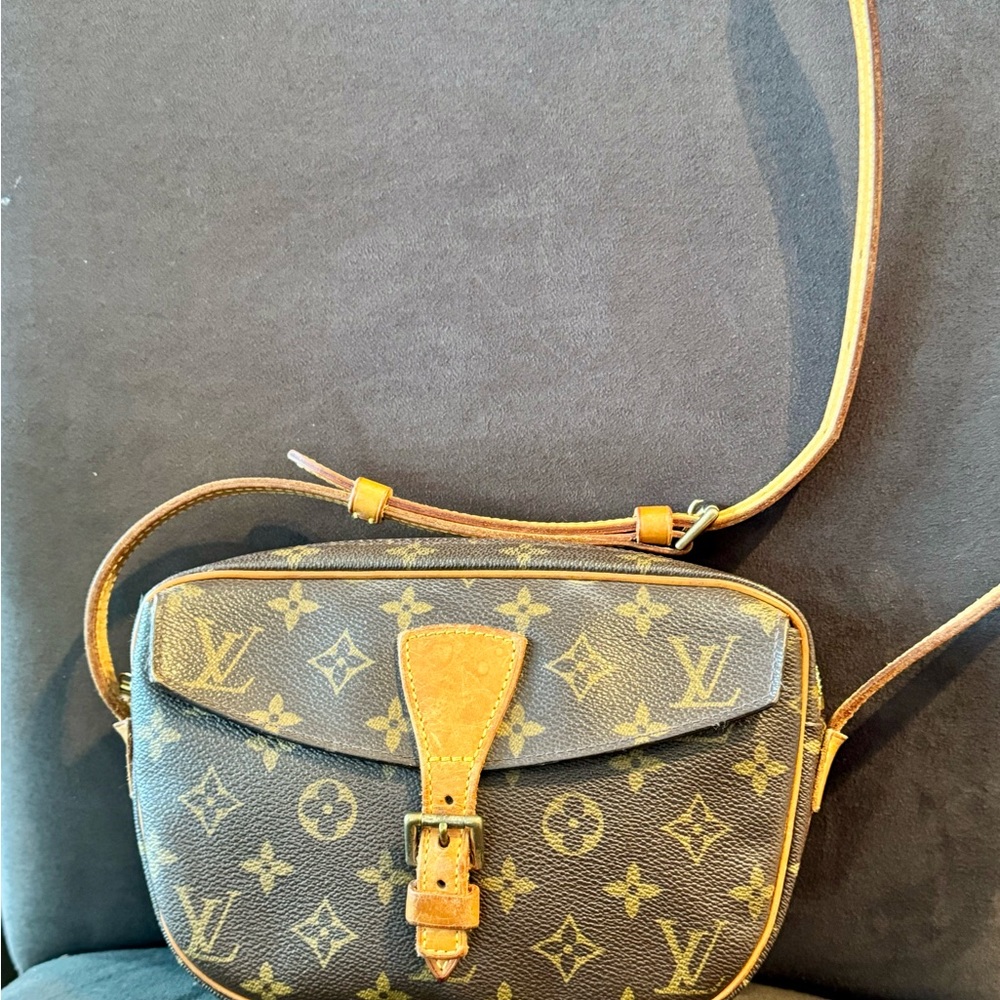 Louis Vuitton Monogram Crossbody Bag in Brown and Tan - Picture 6 of 8